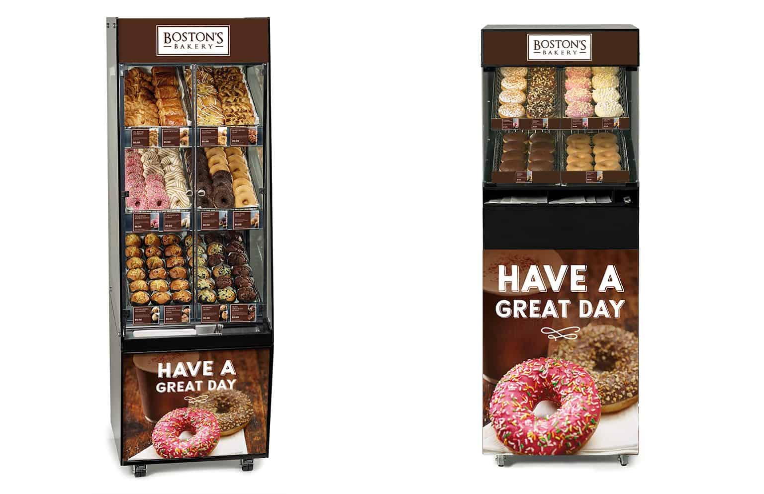 Boston's Bakery Brand Development doughnut towers